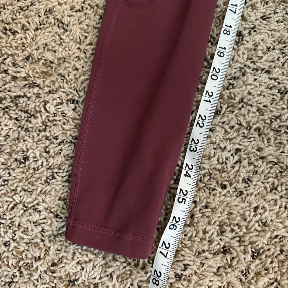 Alphalete Maroon Leggings, size XS - Picture 4 of 5